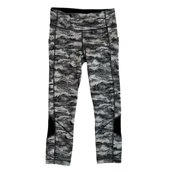 Lululemon Pants - Lululemon Pace Rival Long Leggings Womens 4 Power Luxtreme Hazy Workout Gym Camo